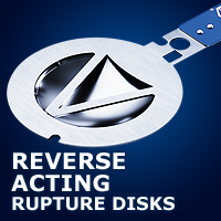 reverse acting rupture disks