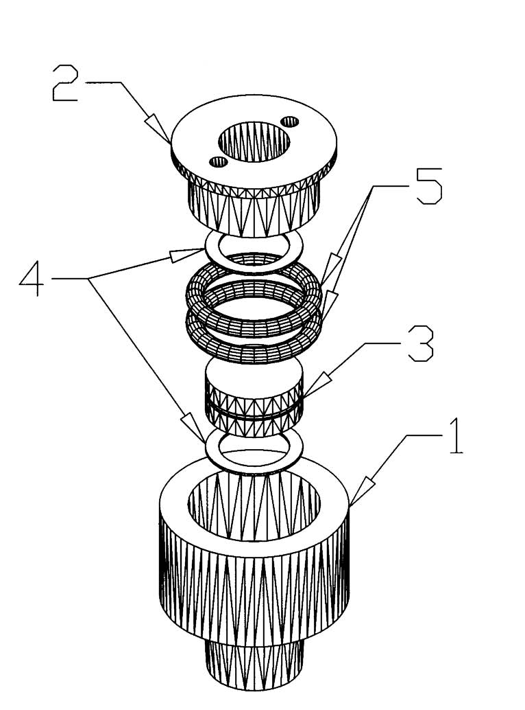 Bull’s Eye original exploded construction drawing