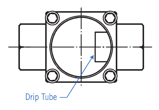 Drip Tube Type without paddle, retaining the source Drip Tube callout