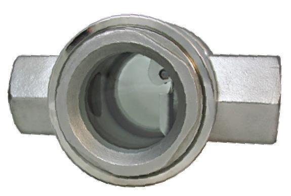 TA round-body threaded sight flow indicator from the manufacturer PDF