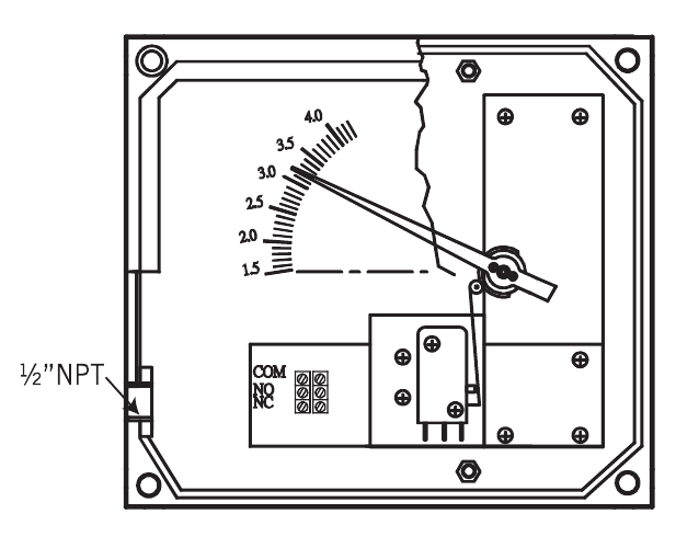 Micro switch — rectangular housing