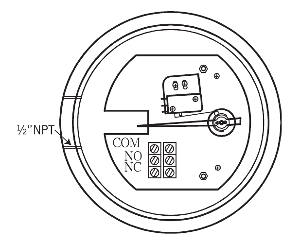 Micro switch — round housing