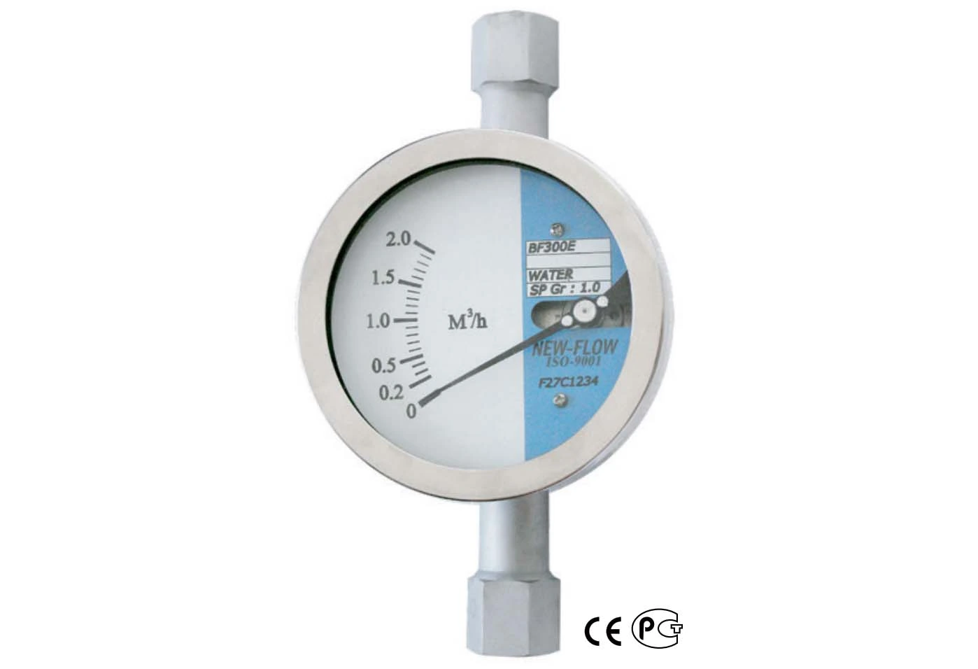 BF300E flow meter — complete original product photograph