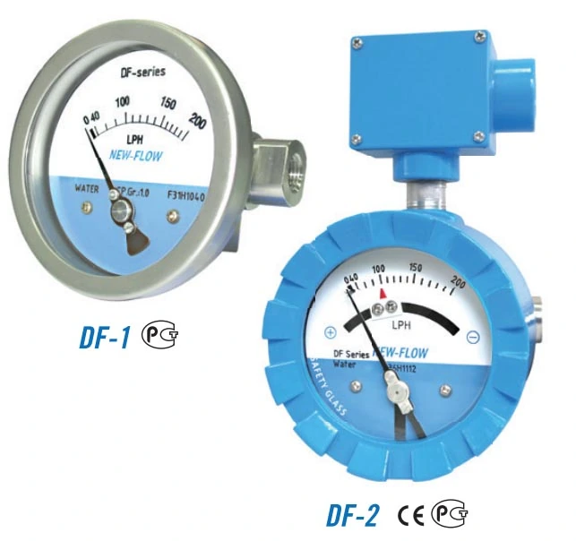 DF Series flow meter — complete original product photograph