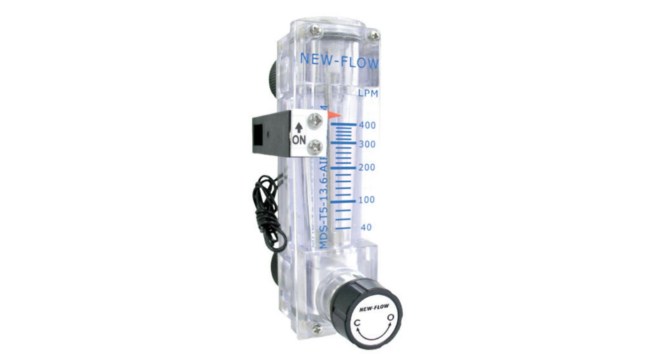 MDS flow meter — complete original product photograph