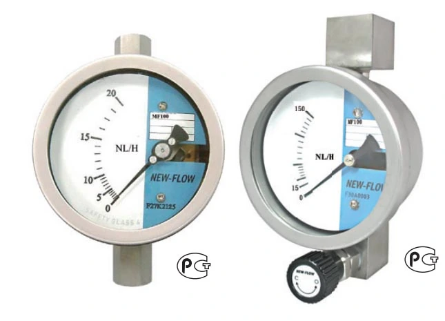 MF100E flow meter — complete original product photograph