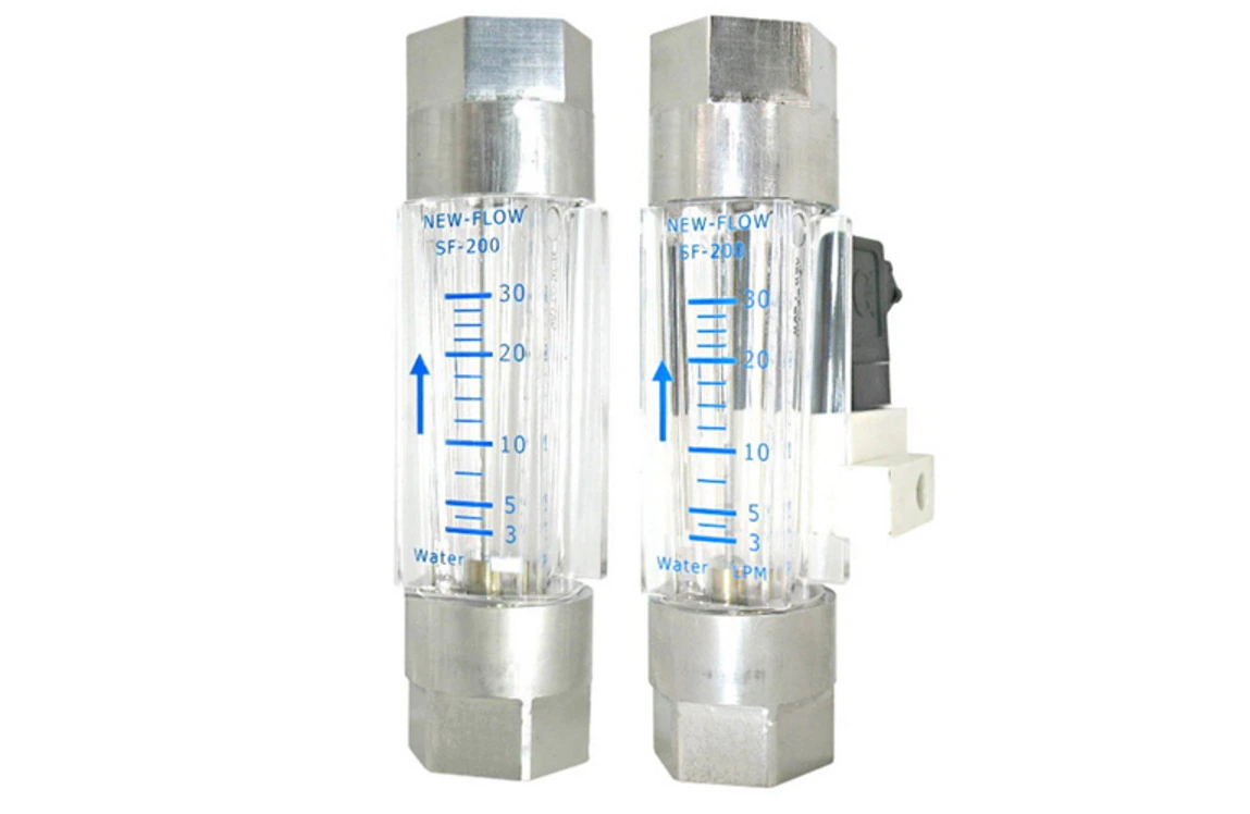 VF200 flow meter — complete original product photograph