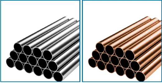 Stainless steel and copper pipe bundles from the GF-S-CL catalogue