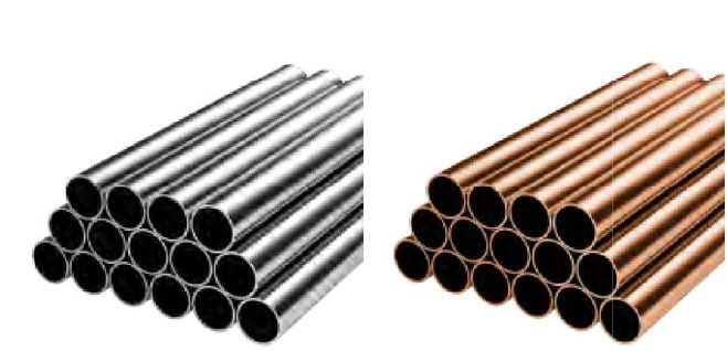 Stainless steel and copper pipe bundles from the GFCL catalogue