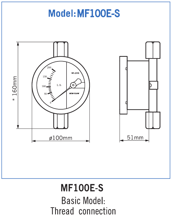 MF100E-S — thread connection