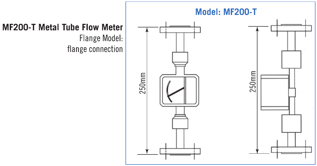MF200-T — flange connection