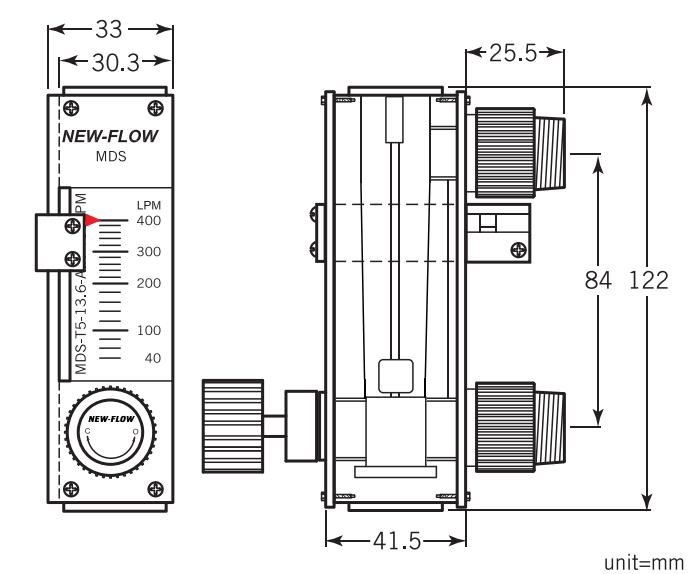MDS — Complete dimensional drawing