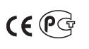 CE and PCT marks supplied for the P-Type