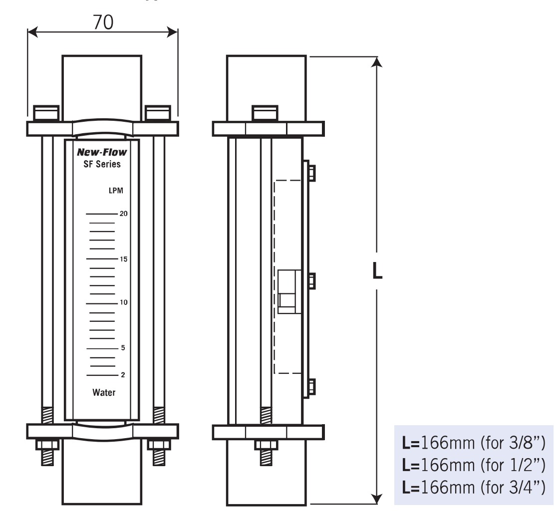 SF100 fixed-dimensions from original datasheet