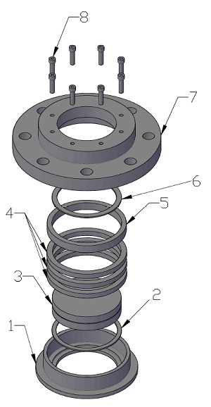 Model I Flange Sight Glass Assembly