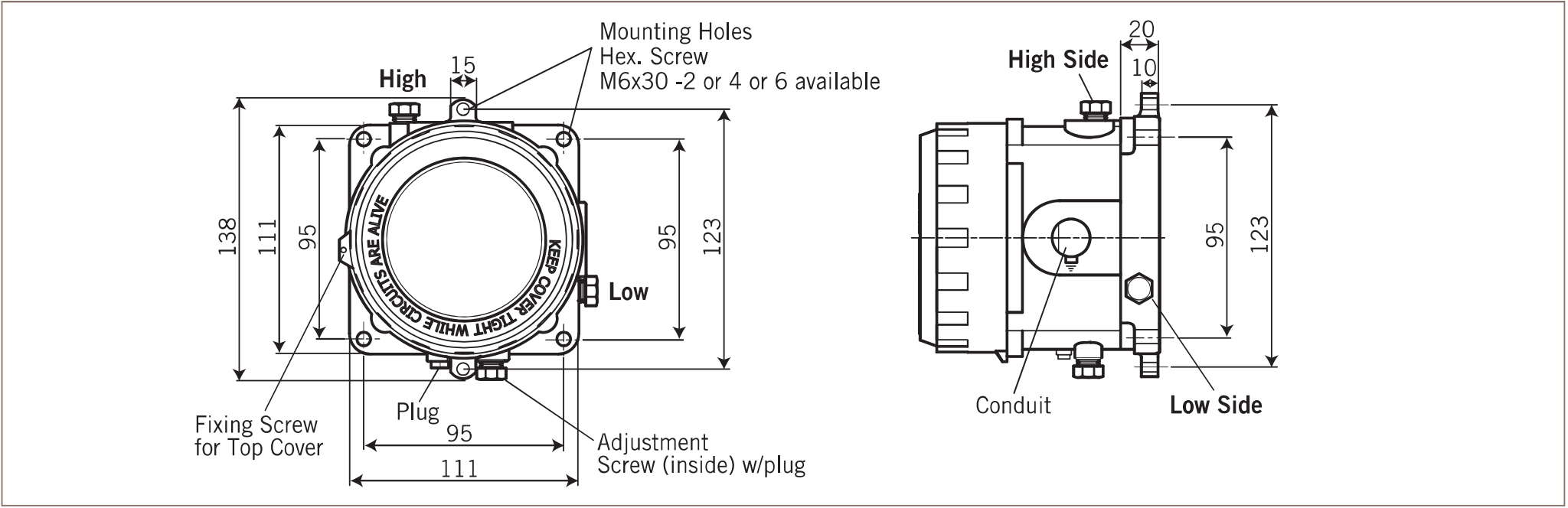 DPS2300X original Dimensions — mm