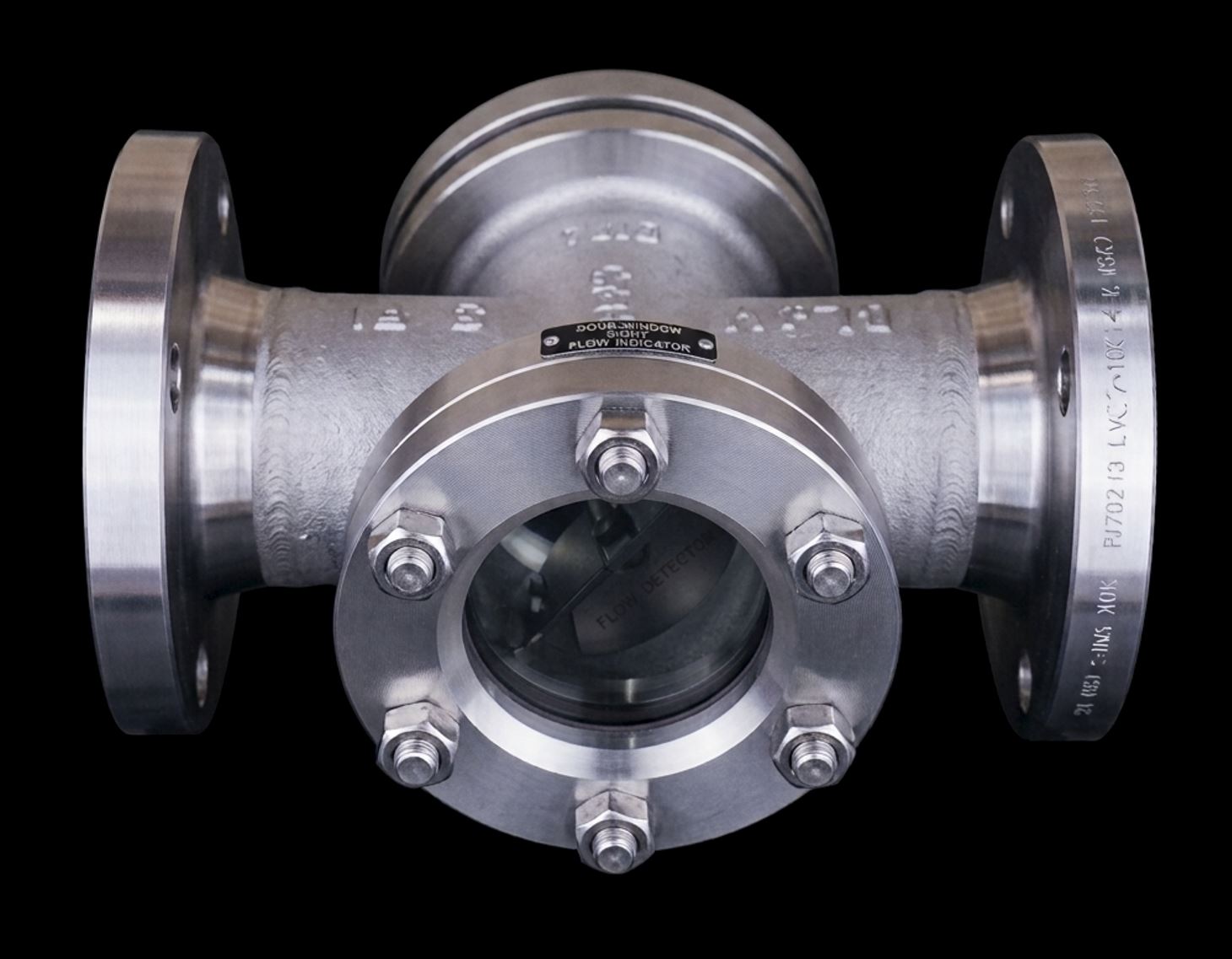 Model SFI stainless steel flanged sight flow indicator