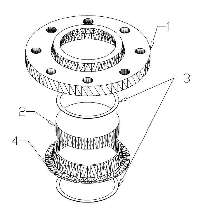 X150 original exploded construction drawing