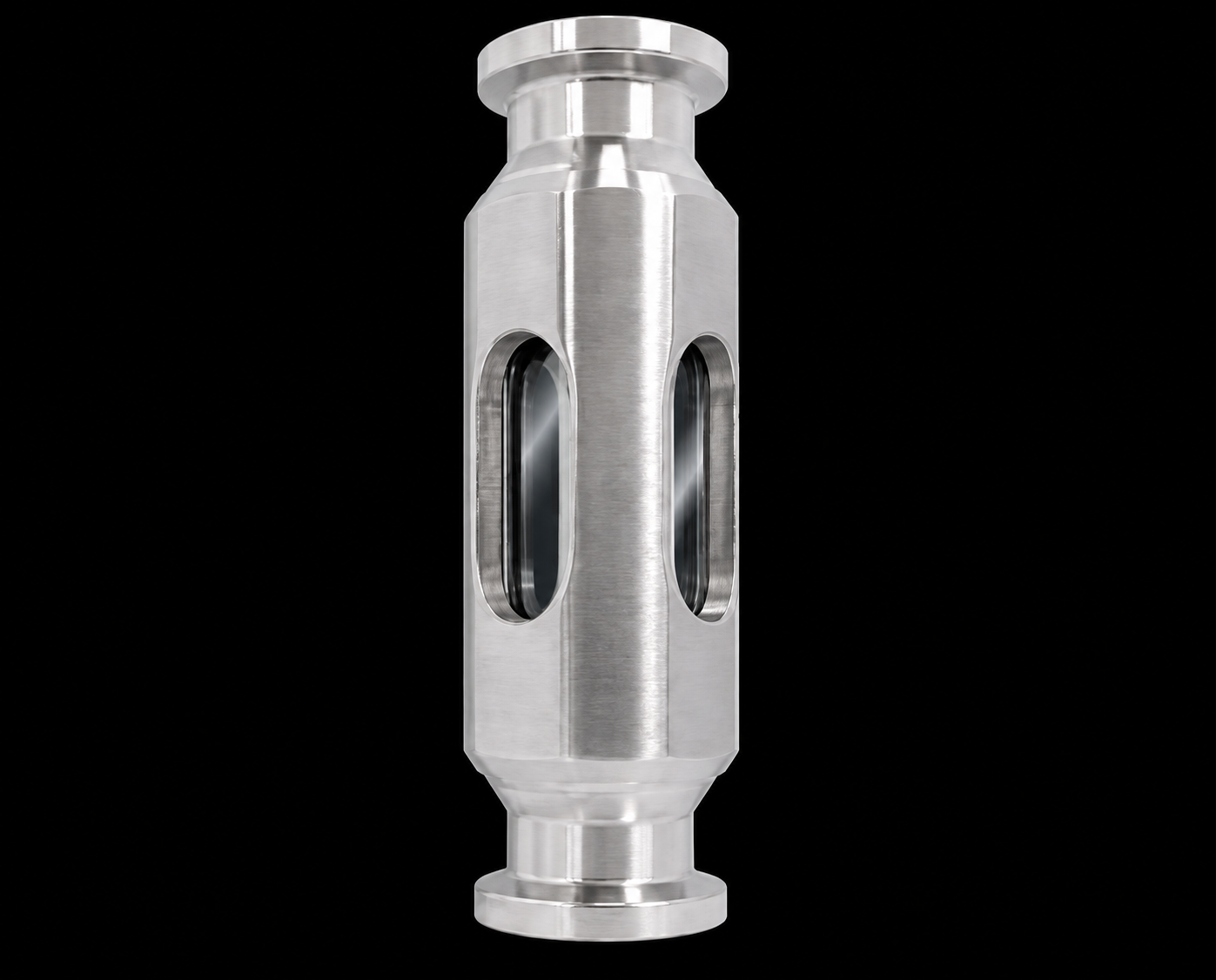 SG Series sanitary sight flow indicator with reflective glass